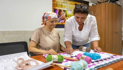 El Sanatları Kursu kanser hastası Yeliz’e umut oldu