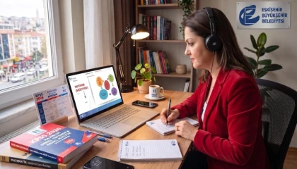 Eskişehir’de KPSS’ye online hazırlık