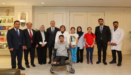 Gaziantep’te Başkan Şahin engelli Doğruyol’la bir araya geldi