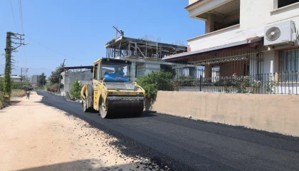 Hatay Büyükşehir’den asfalt çalışması