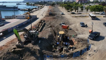 İlkadım atık su kolektör hattı hizmete alındı