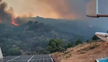 İspanya’daki yangın söndürülemiyor!