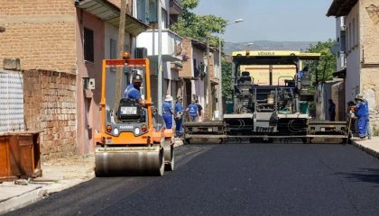 İzmir Büyükşehir’den Küçük Menderes’te yol yenileme hamlesi