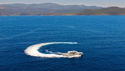 Jandarma Asayiş Bot Timleri Antalya kıyılarında denetimde