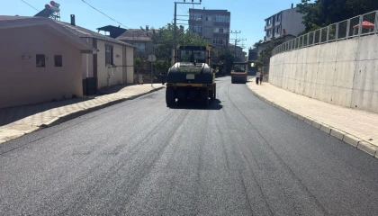 Kocaeli Gebze’de asfalt çalışması tamamlandı