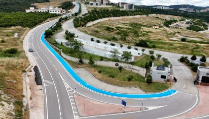 Kocaeli İzmit’te pedallar için güvenli hat