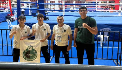 Konya Karatay’da Kick Boks’ta çifte madalya