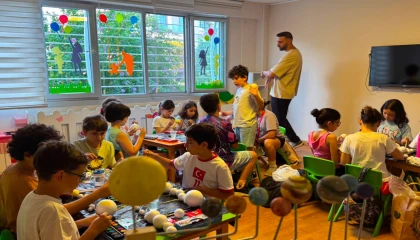 Maltepeli çocuklar tatilde eğlenerek öğreniyor