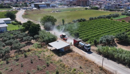 Manisa Ahmetli’ye 8 kilometrelik asfalt