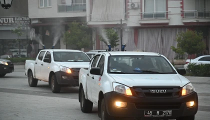 Manisa Sarıgöl’de ilaçlama çalışması