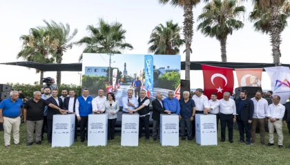 Mersin’de dev altyapı yatırımı için temel atıldı