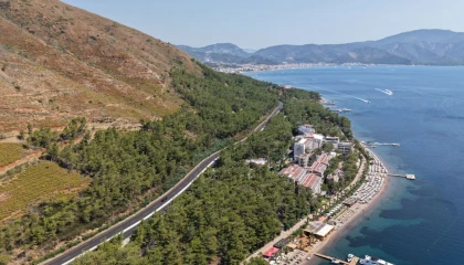 Muğla İçmeler’de yol yenileme çalışmaları tamamlandı