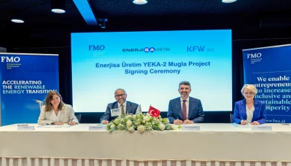 Muğla’daki rüzgâr projelerine 180 milyon dolarlık finansman anlaşması
