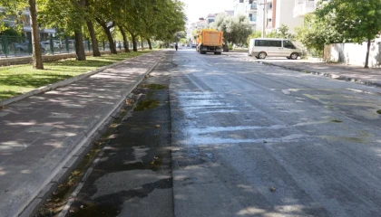 Muğla Milas’ta Ahmet Yesevi Caddesi yenileniyor