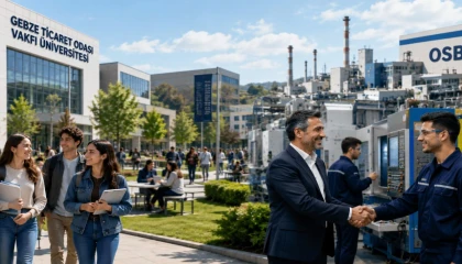Oğuz Şerifalioğlu’ndan Gebze’ye mesleki eğitim atağı... Gebze Ticaret Odası Vakfı Üniversitesi-MYO projesi