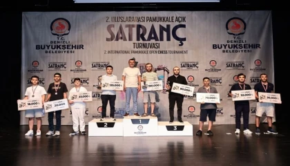 Pamukkale Açık Satranç Turnuvası şampiyonlarını buldu