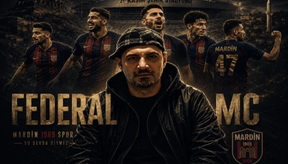 Rapçi Federal MC’den Mardin 1969 Spor’a özel marş!