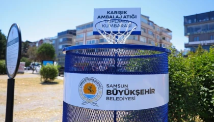 Samsun’da Adnan Menderes Bulvarı’nda sıfır atık dönüşümü
