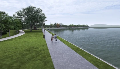 Sapanca Gölü manzarasında yeşil koridor uzuyor
