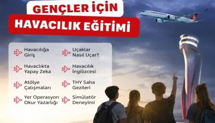THY’den gençlere 10 günlük havacılık programı