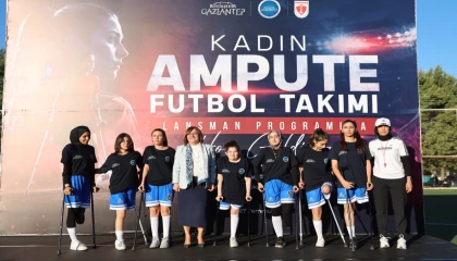 Türkiye’nin ilk kadın Ampute takımı gazi şehirde